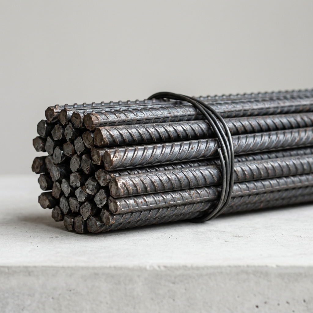Varillas de hierro y acero para construcción